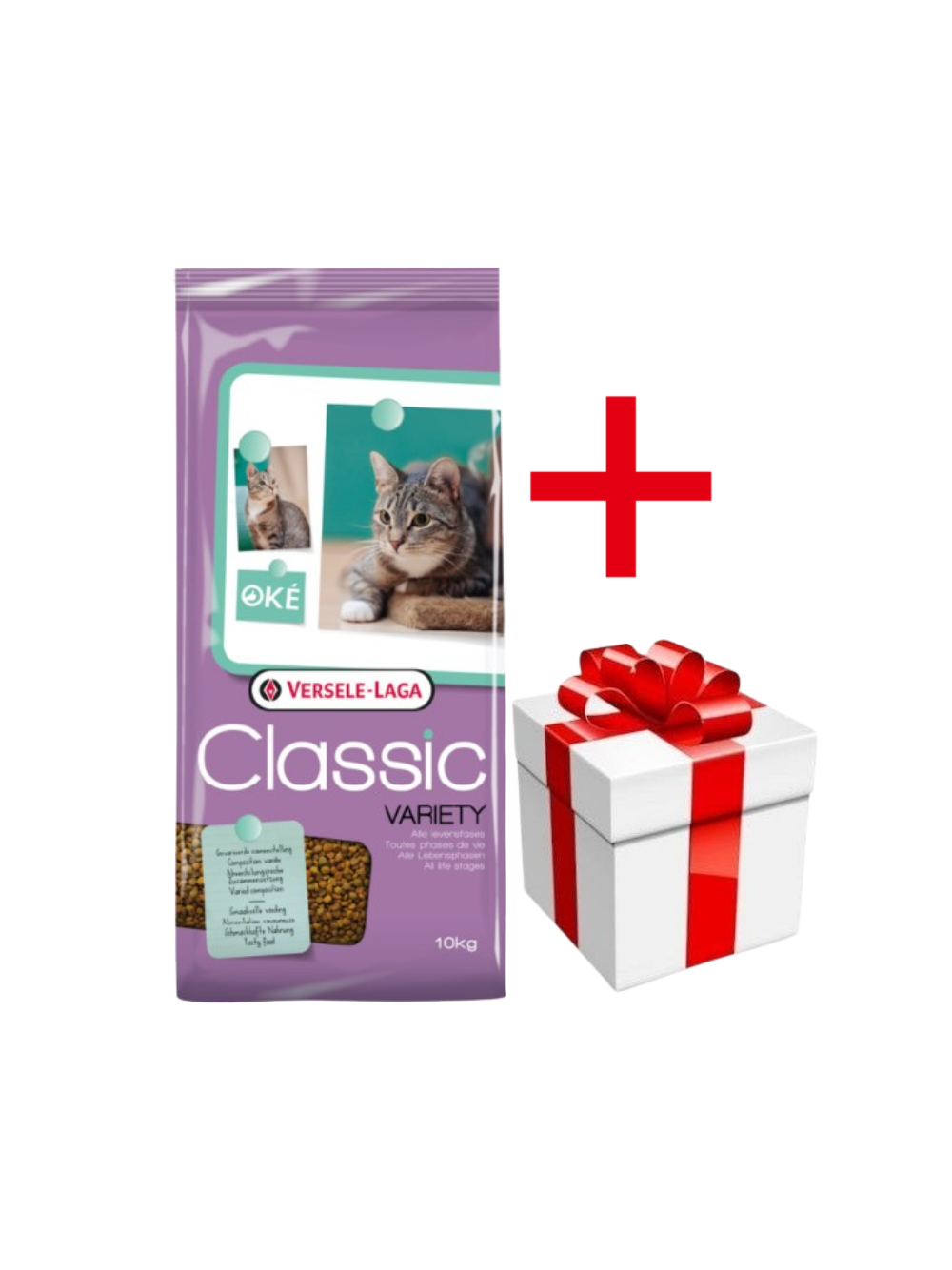 VERSELE-LAGA Classic Cat Variety 10kg + niespodzianka dla kota GRATIS!