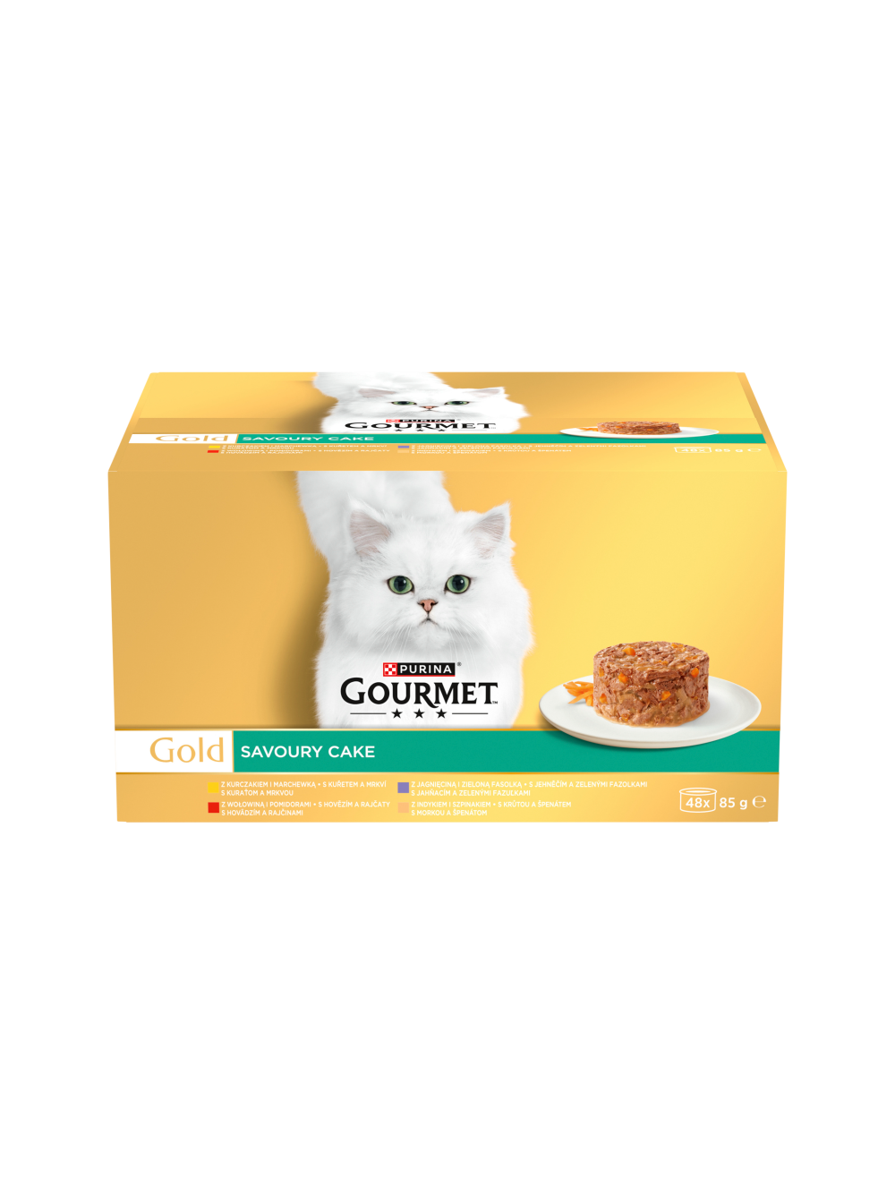 Purina Gourmet Gold Karma dla kotów Savoury Cake 48 x 85 g