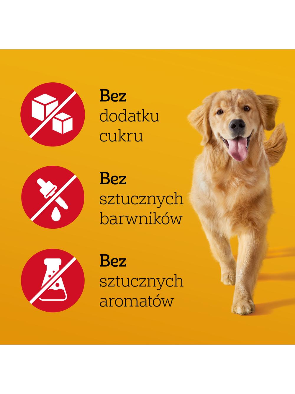PEDIGREE Ranchos bezzbożowe przysmaki dla psa z wołowiną 7x70g