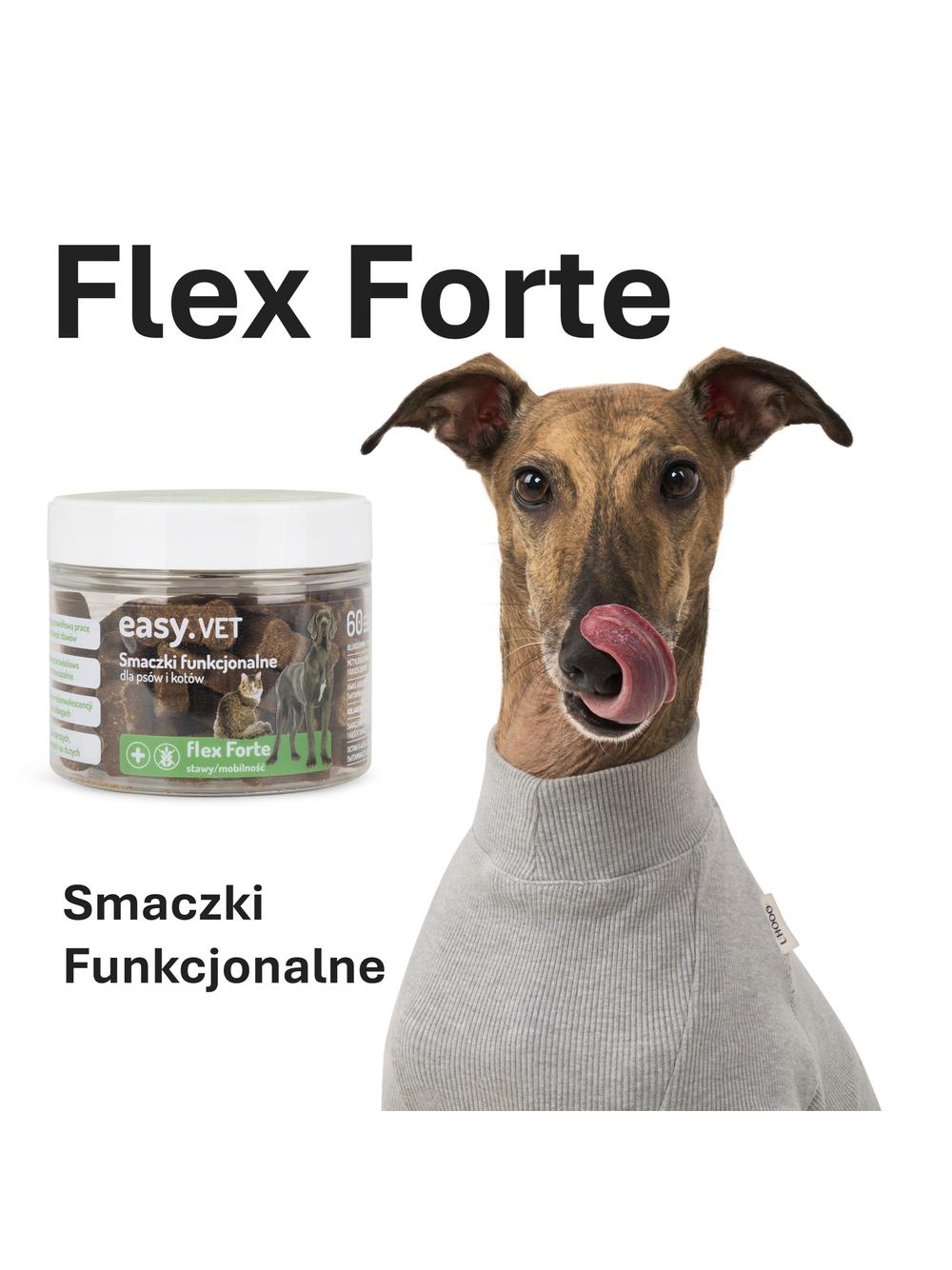 Easy.VET Smaczki funkcjonalne Flex forte dla psów i kotów 180g