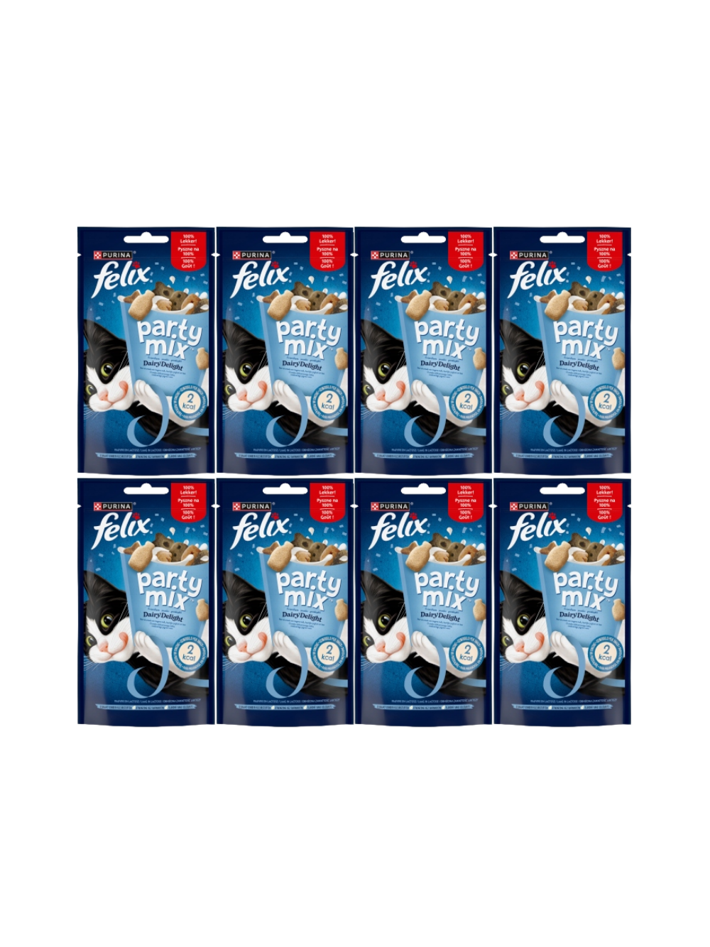 Felix Party Dairy Delight 8x60g