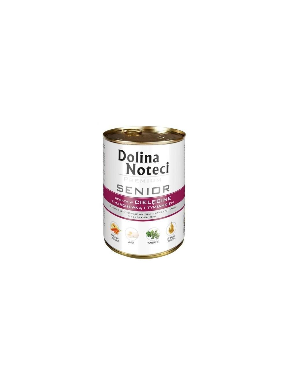 Dolina Noteci PREMIUM Senior bogata w cielecinę, marchew i tymianek 6 x 400g