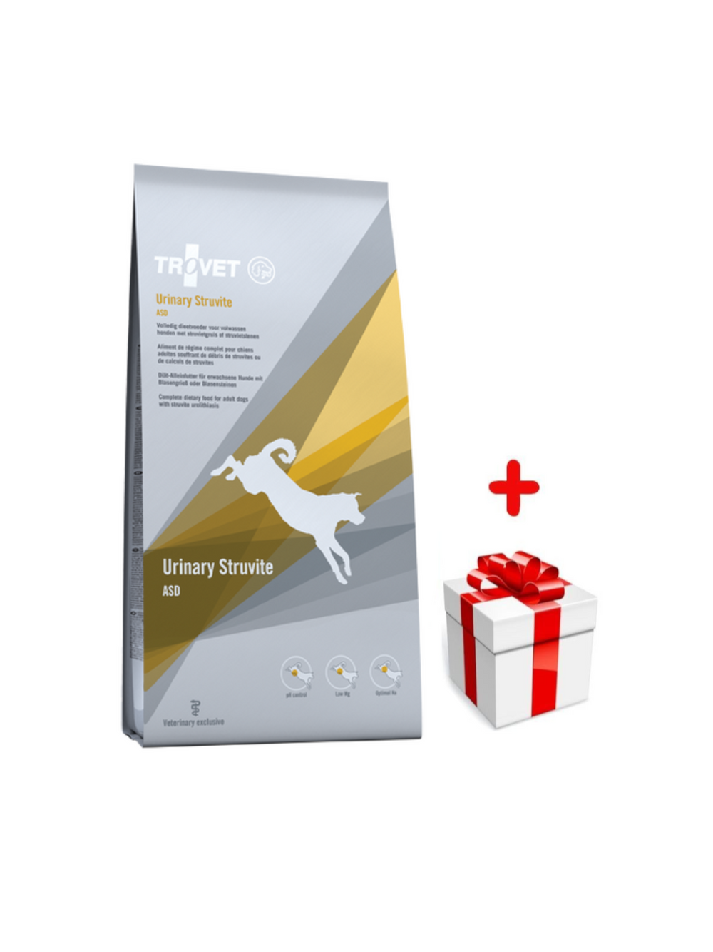 TROVET ASD Urinary Struvite (dla psa) 3kg + niespodzianka dla psa GRATIS!