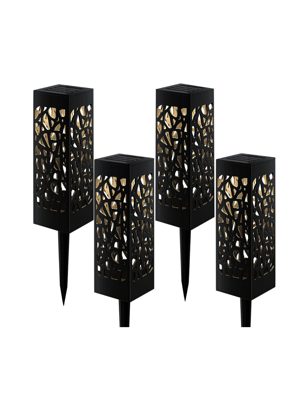 4x lampa ogrodowa solarna ozdobna