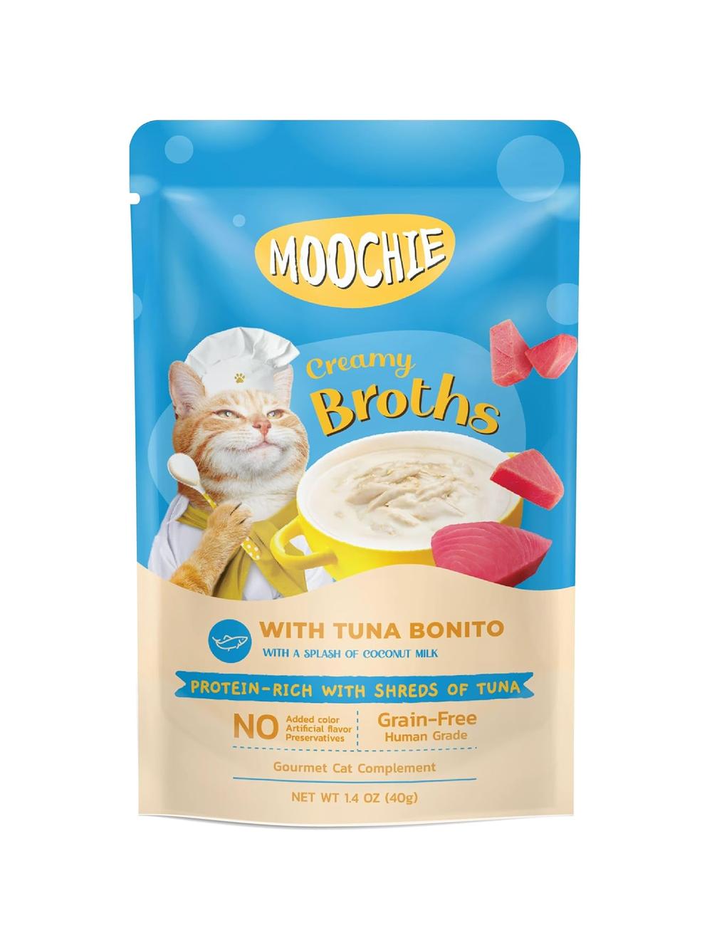 MOOCHIE Creamy Broth With Tuna Bonito Grain-Free 40g