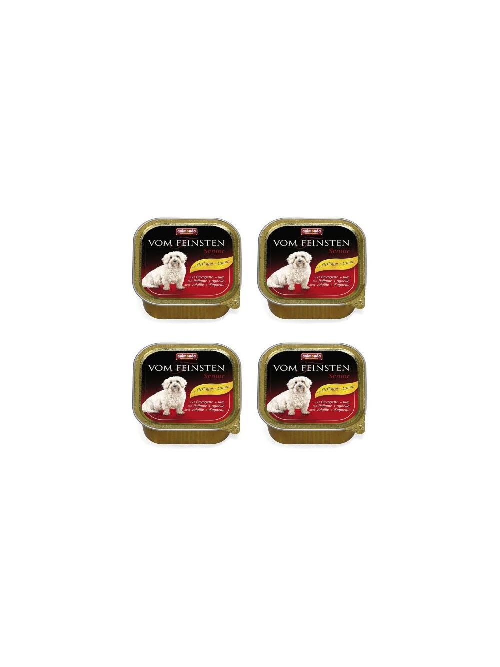ANIMONDA Dog Vom Feinsten Senior smak: drób z jagnięciną 6 x 150g
