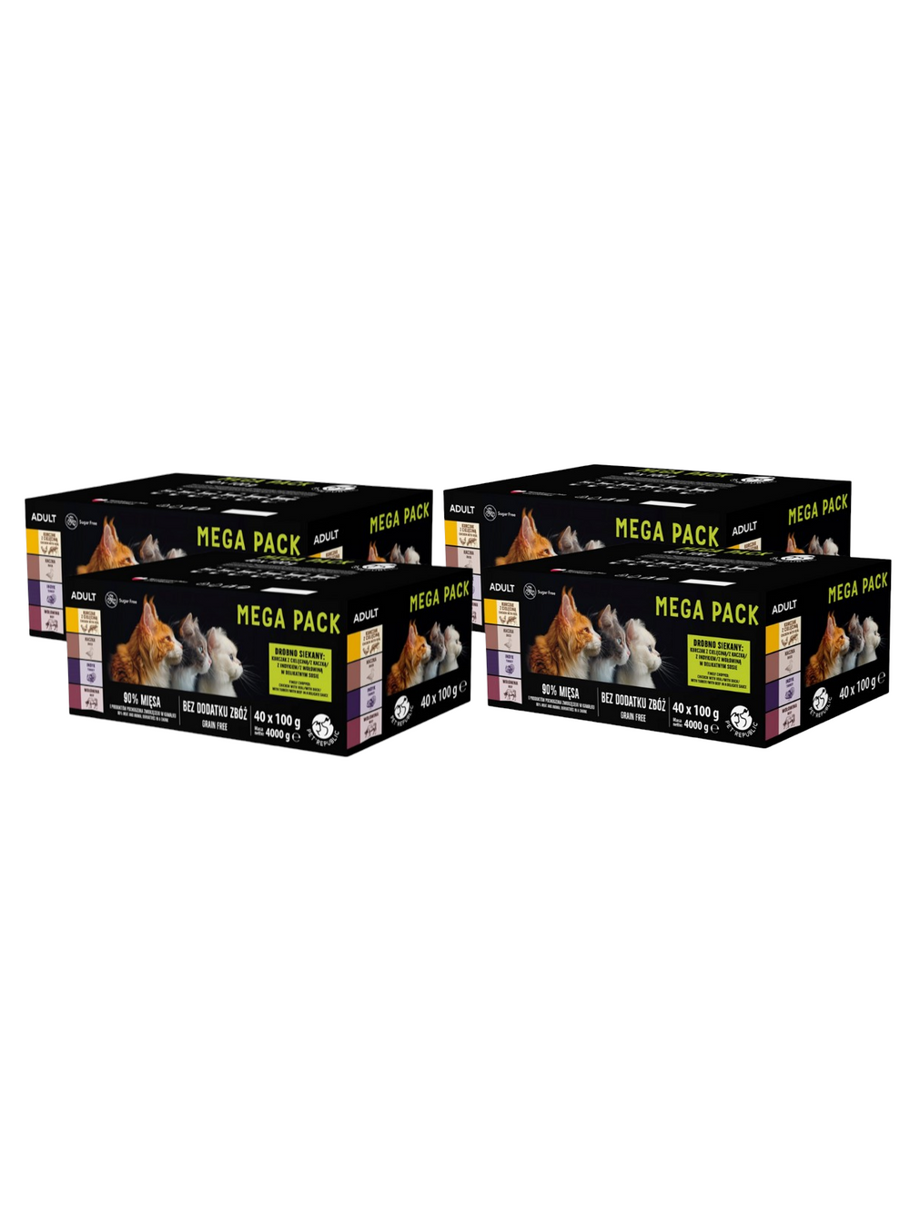 PetRepublic karma mokra dla kota kawałki w delikatnym sosie 160x100g