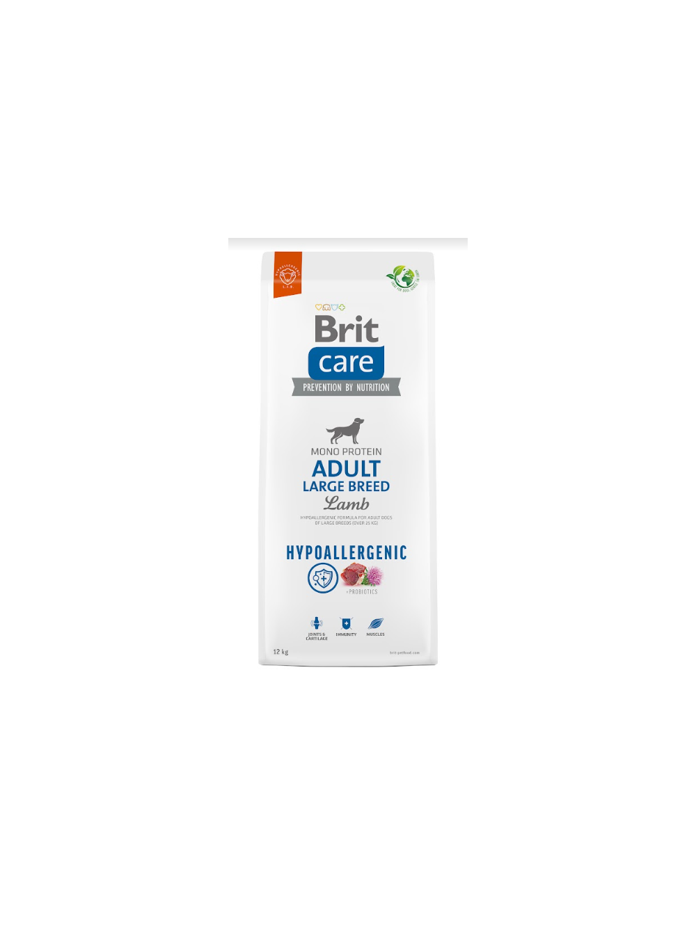 BRIT CARE Dog Hypoallergenic Adult Large Breed Lamb 12kg / Opakowanie uszkodzone (9435,9584,9520,9557)!!