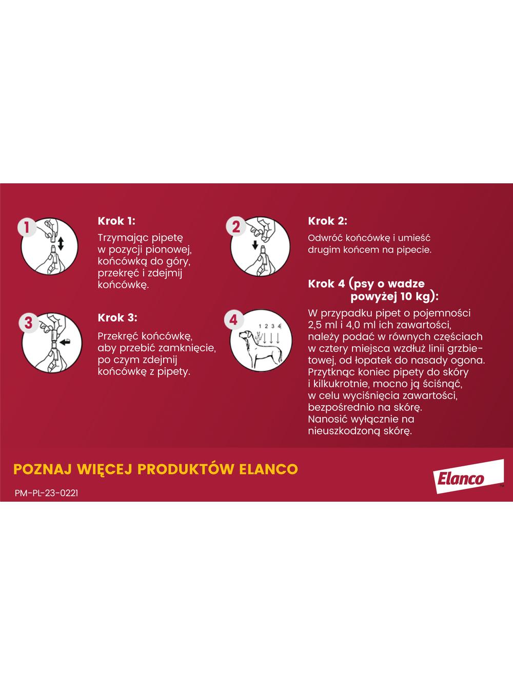 Advantix - dla psów 25-40kg (pipeta 4ml)