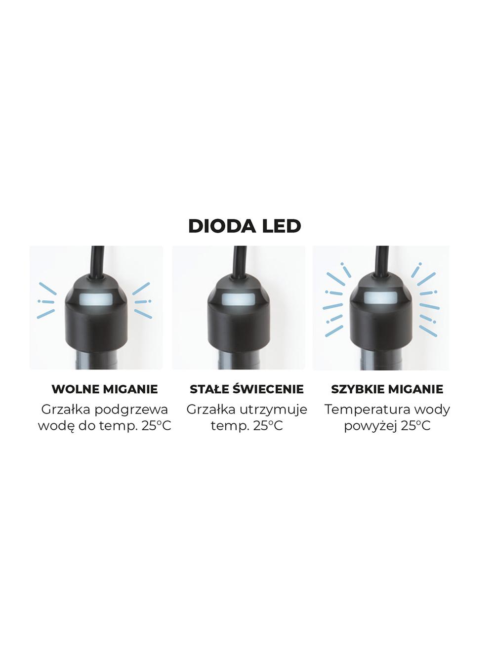 AQUAEL Grzałka szklana FIX 2 50W