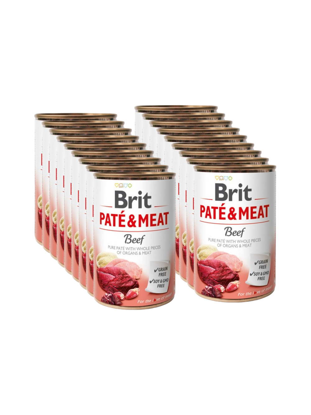 BRIT PATE & MEAT BEEF 18x400g