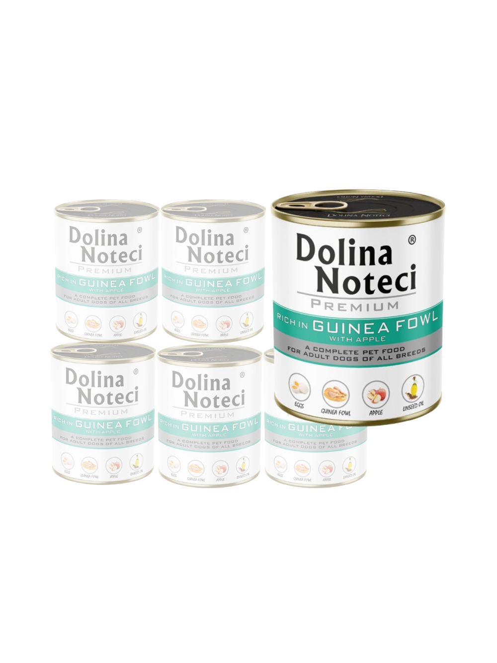 Dolina Noteci PREMIUM bogata w perliczkę z jabłkiem 30x800g