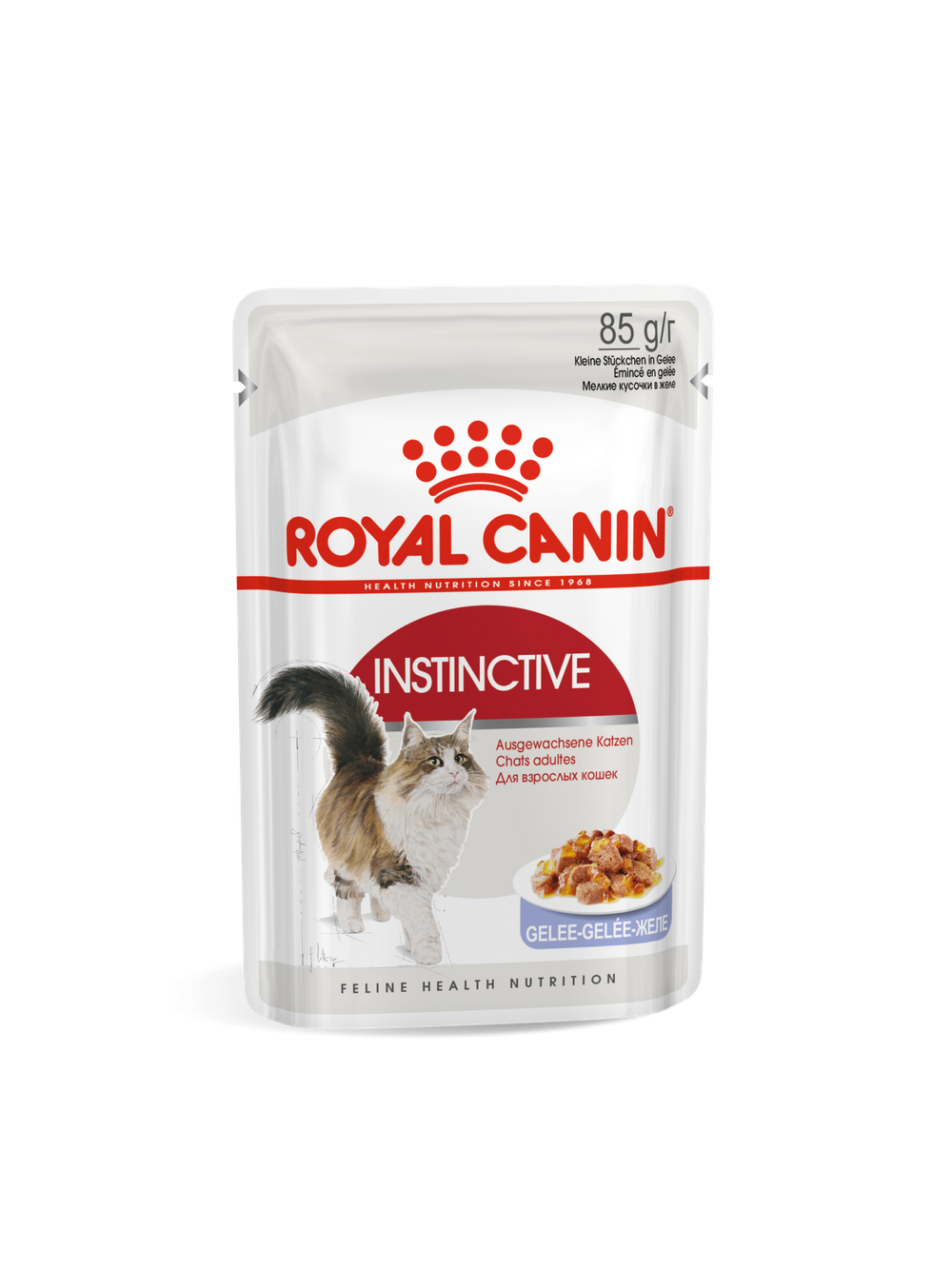 ROYAL CANIN  Instinctive 12x85g w galaretce karma mokra w galaretce dla kotów dorosłych, wybrednych