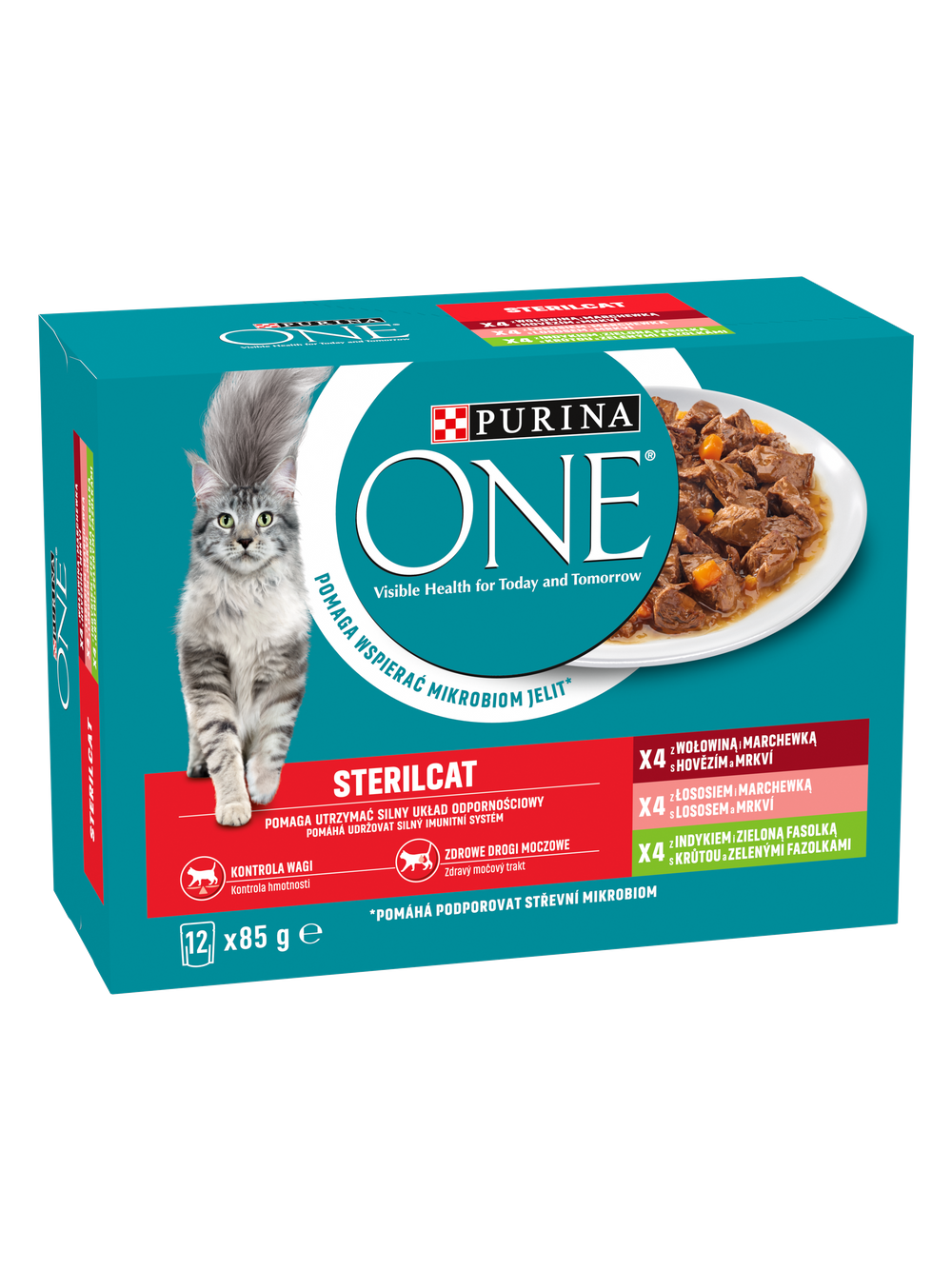 Purina One Sterilcat mix smaków 12x85g