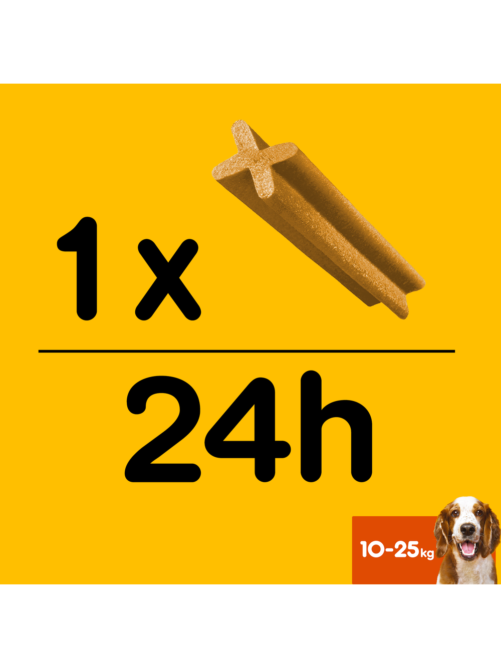 PEDIGREE DentaStix (średnie rasy) przysmak dentystyczny dla psów 28 szt. - 4x180g