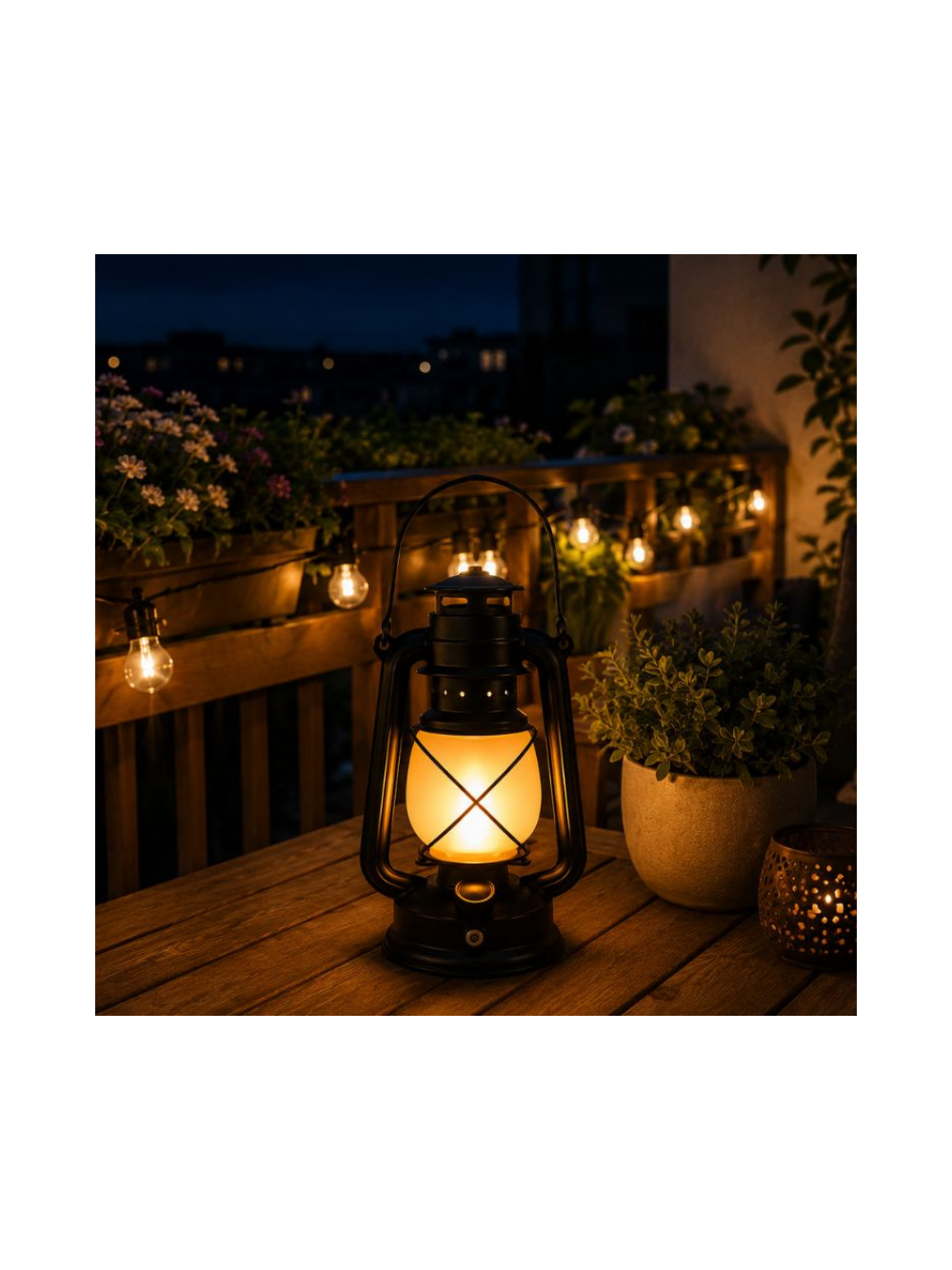 Lampion retro LED