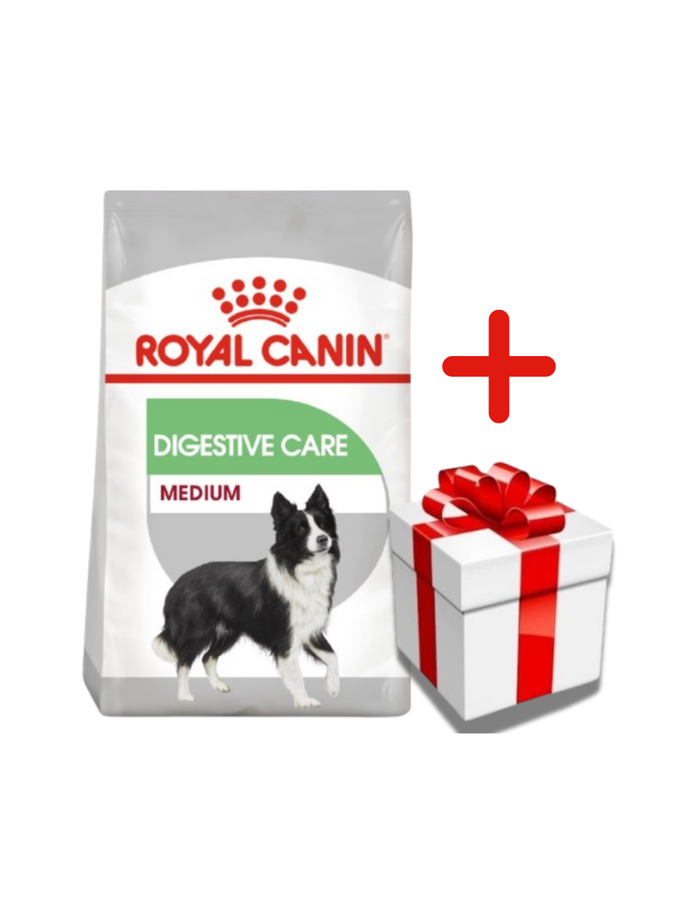 ROYAL CANIN CCN Medium Digestive Care 3kg karma sucha dla psów dorosłych, ras średnich o wrażliwym przewodzie pokarmowym + NIESPODZIANKA DLA PSA GRATIS!!