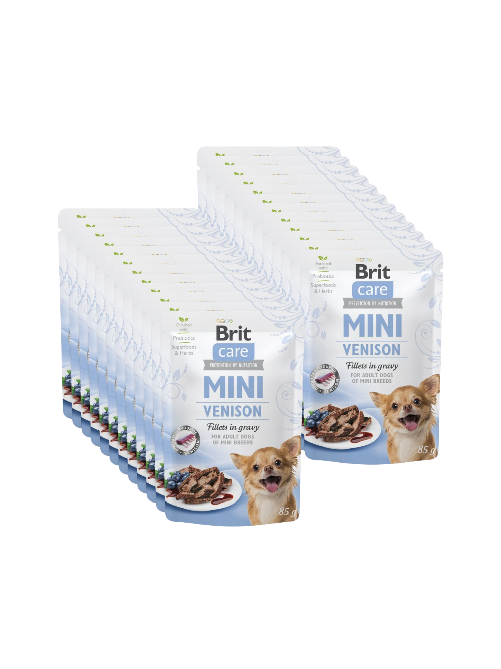 Brit Care Mini Venison fillets in gravy 24x85g