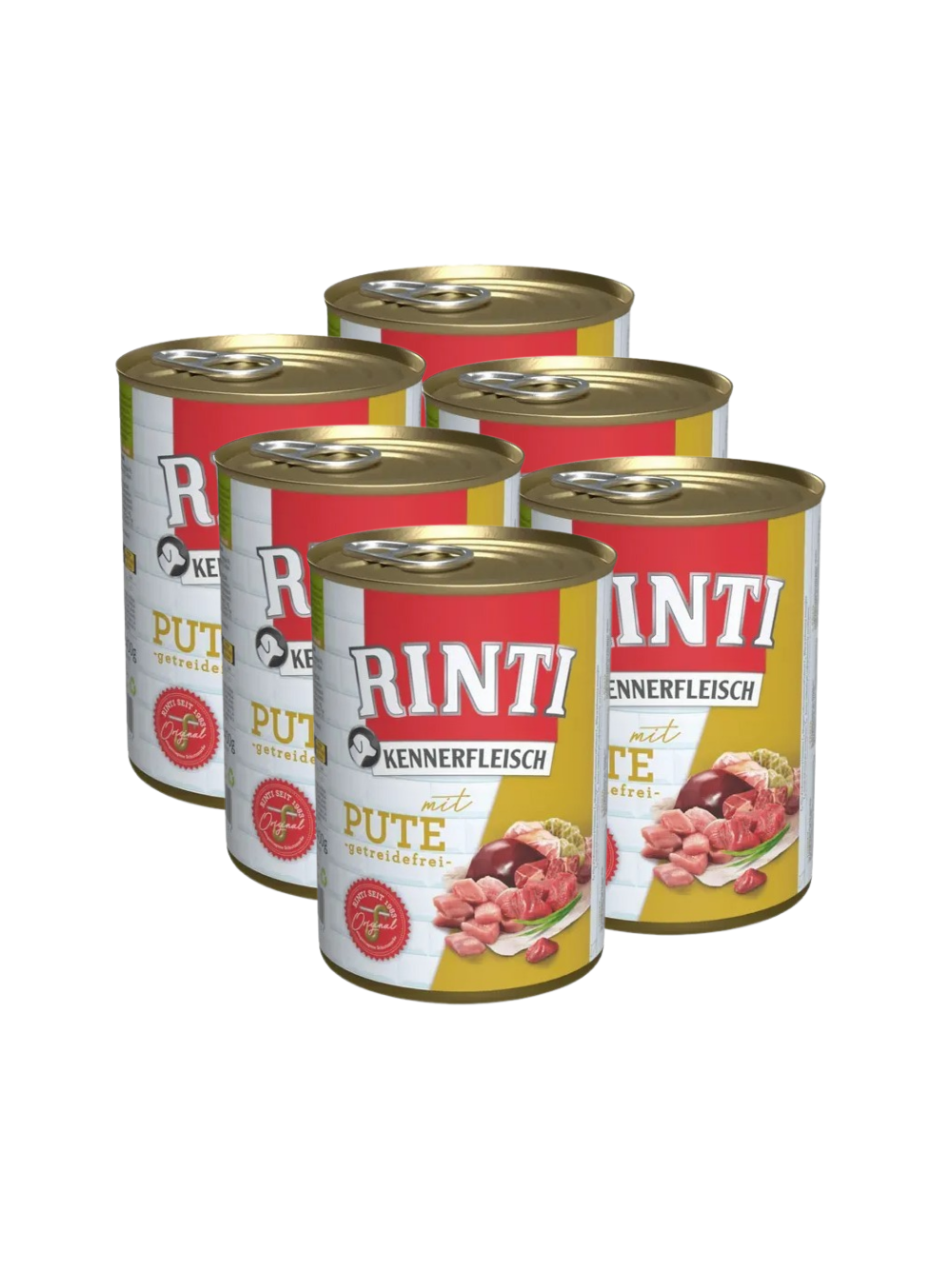 Rinti Kennerfleisch Pute karma mokra dla psa - indyk 6x400g