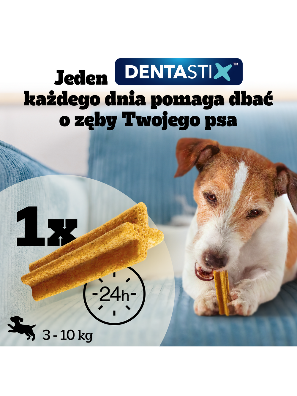 Pedigree Dentastix Light Dental Chews Małe rasy Przysmaki dla psów 7 szt - 58g