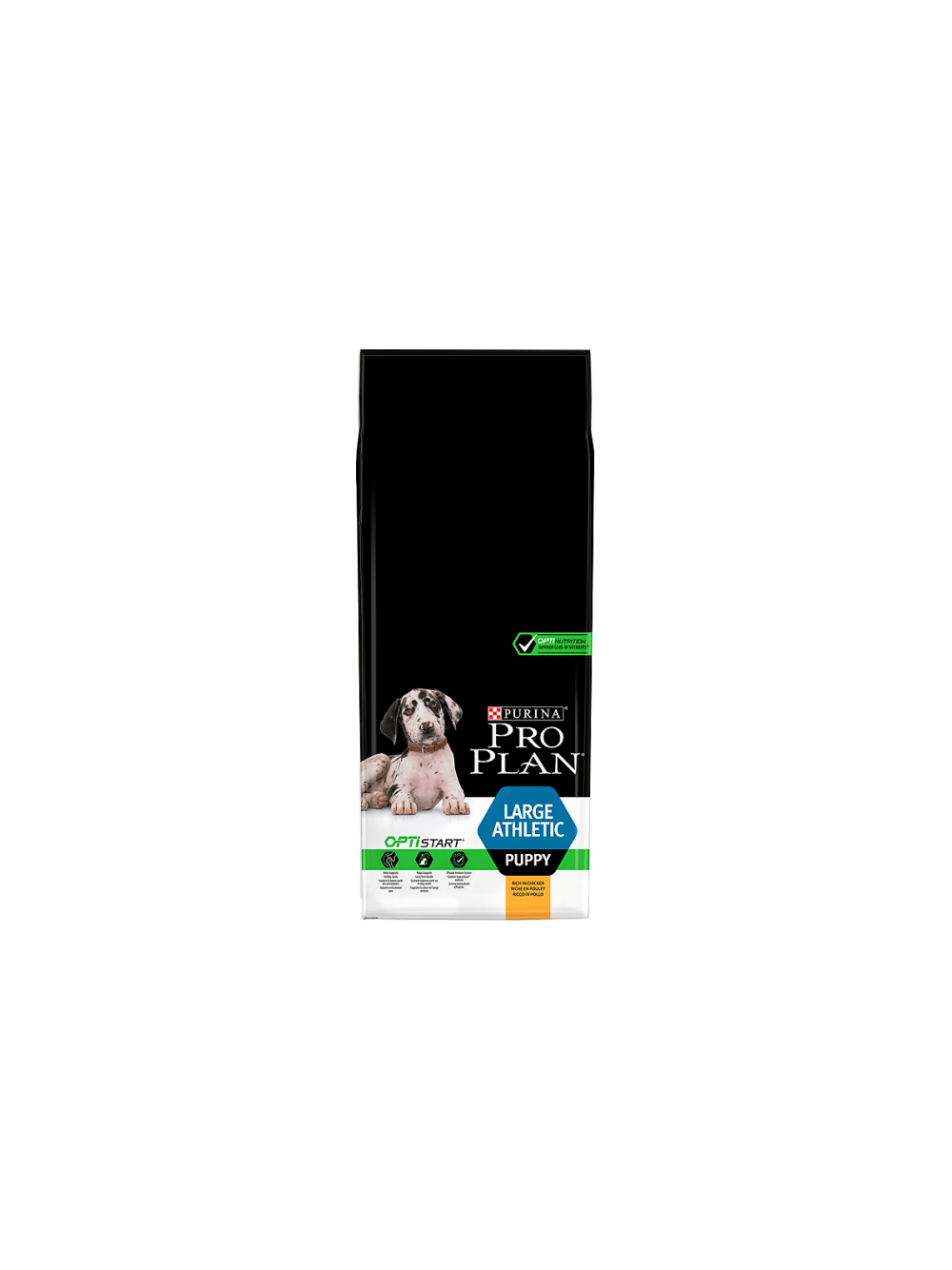 Purina Pro Plan Large Puppy Athletic Optistart, kurczak i ryż 12kg  + niespodzianka dla psa GRATIS!