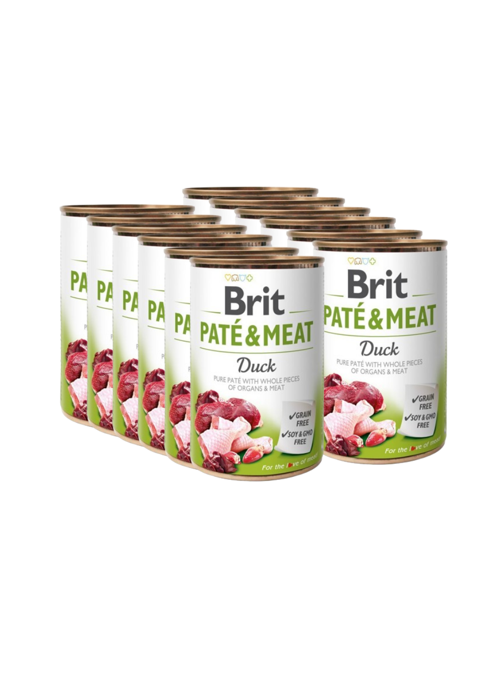 BRIT PATE & MEAT DUCK 12x800g