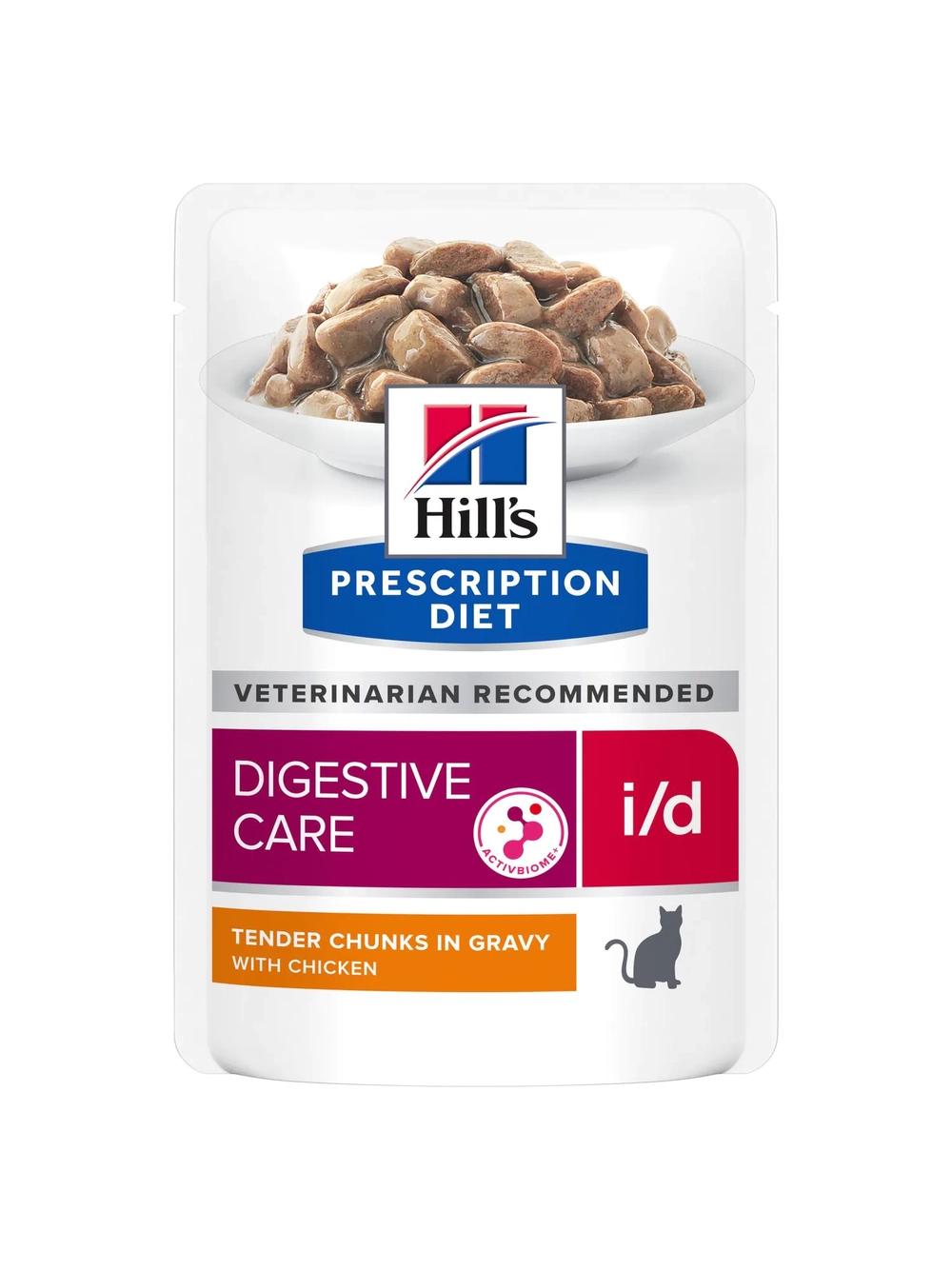 HILL'S PD Prescription Diet Feline i/d 12 x 85g z kurczakiem - saszetka