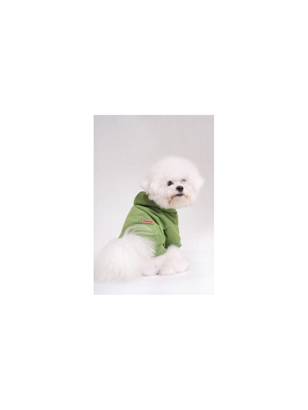 AMIPLAY- Bluza z kapturem Texas 30 cm Yorkshire Terrier-czerwona