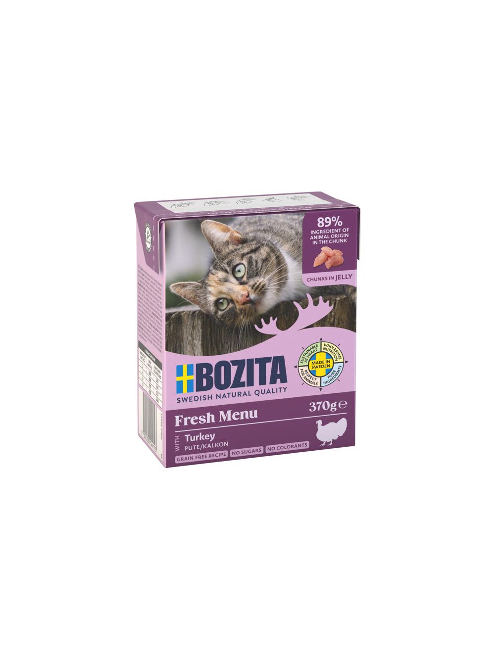 BOZITA Cat Kawałki Indyka W Galaretce 370g