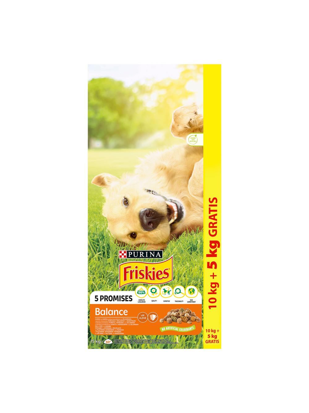 PURINA Friskies Balance 15kg + NIESPODZIANKA DLA PSA GRATIS!!