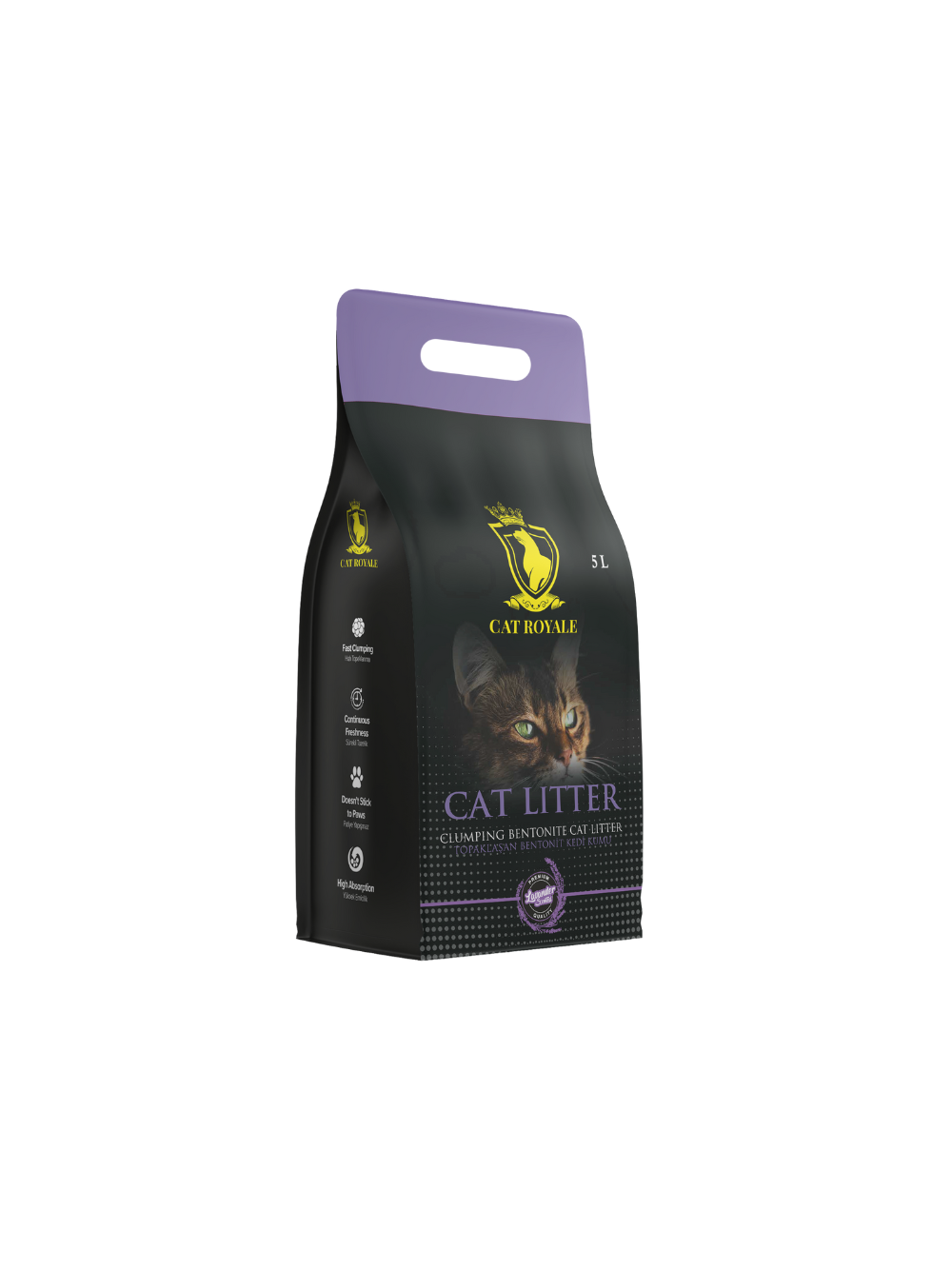 Cat Royale Lawenda żwirek bentonitowy 5l