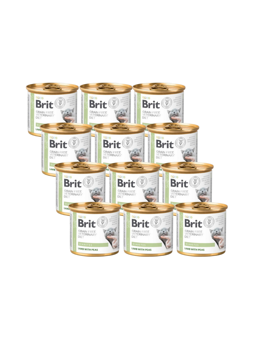 Brit Grain Free Veterinary Diet Cat Diabetes 12x200g