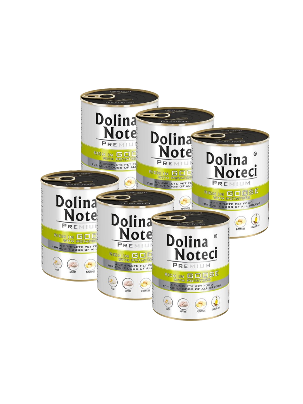 Dolina Noteci Premium Gęś z ziemniakami 6x800g