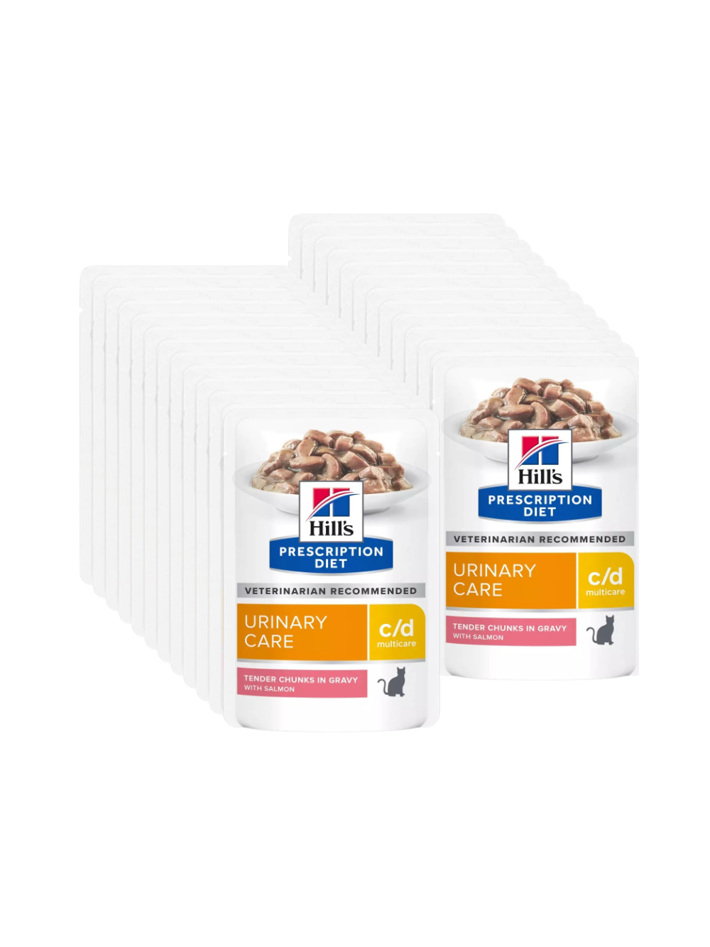 HILL'S PD Prescription Diet Feline c/d Salmon 24x85g saszetka