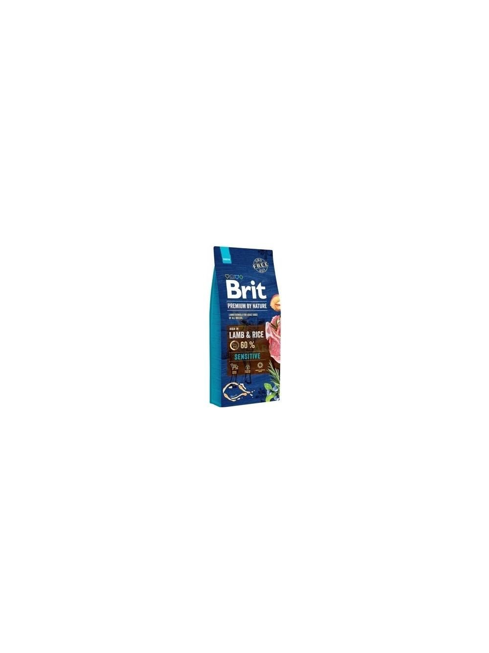 BRIT Premium By Nature Sensitive Lamb 15kg + niespodzianka dla psa GRATIS!