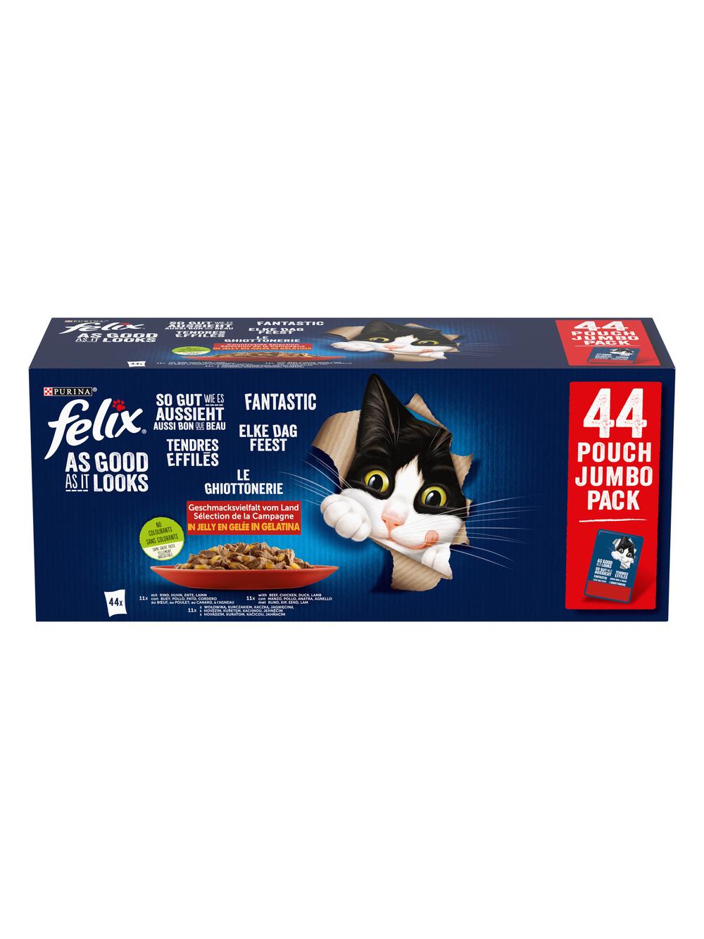 Felix Fantastic MIX smaków w galaretce: 88x85g
