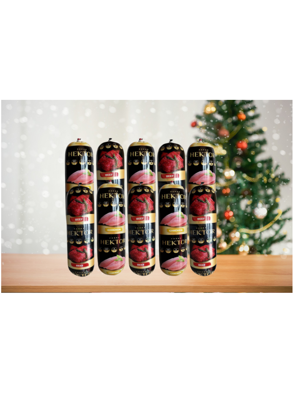 Karma Premium Hektor baton dla psa Mix Wołowina-Drób 30x900g