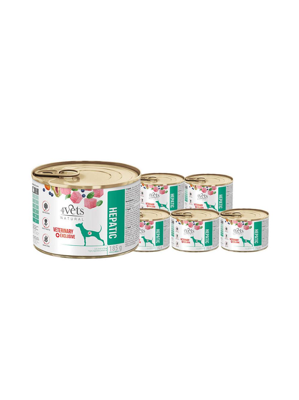 4Vets Dog Hepatic 6x185g