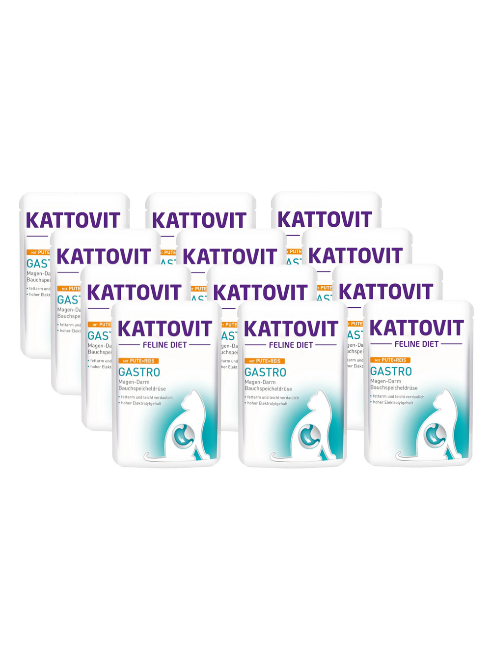 Kattovit Gastro indyk 12x85g saszetka