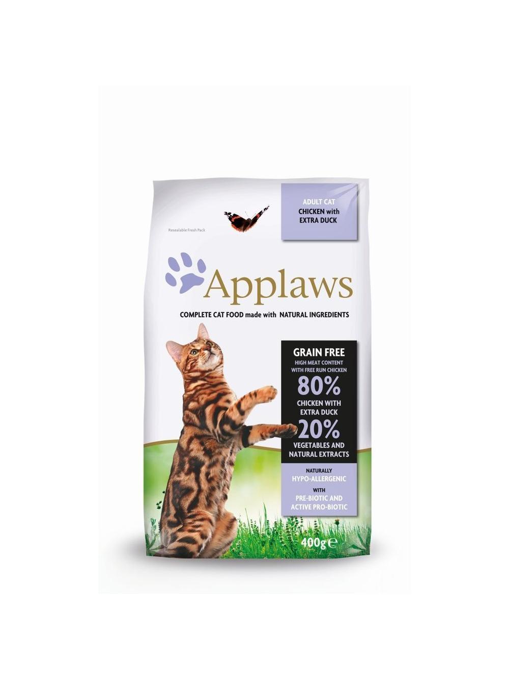 Applaws Adult Chicken with Extra Duck Sucha Karma dla kota 400g