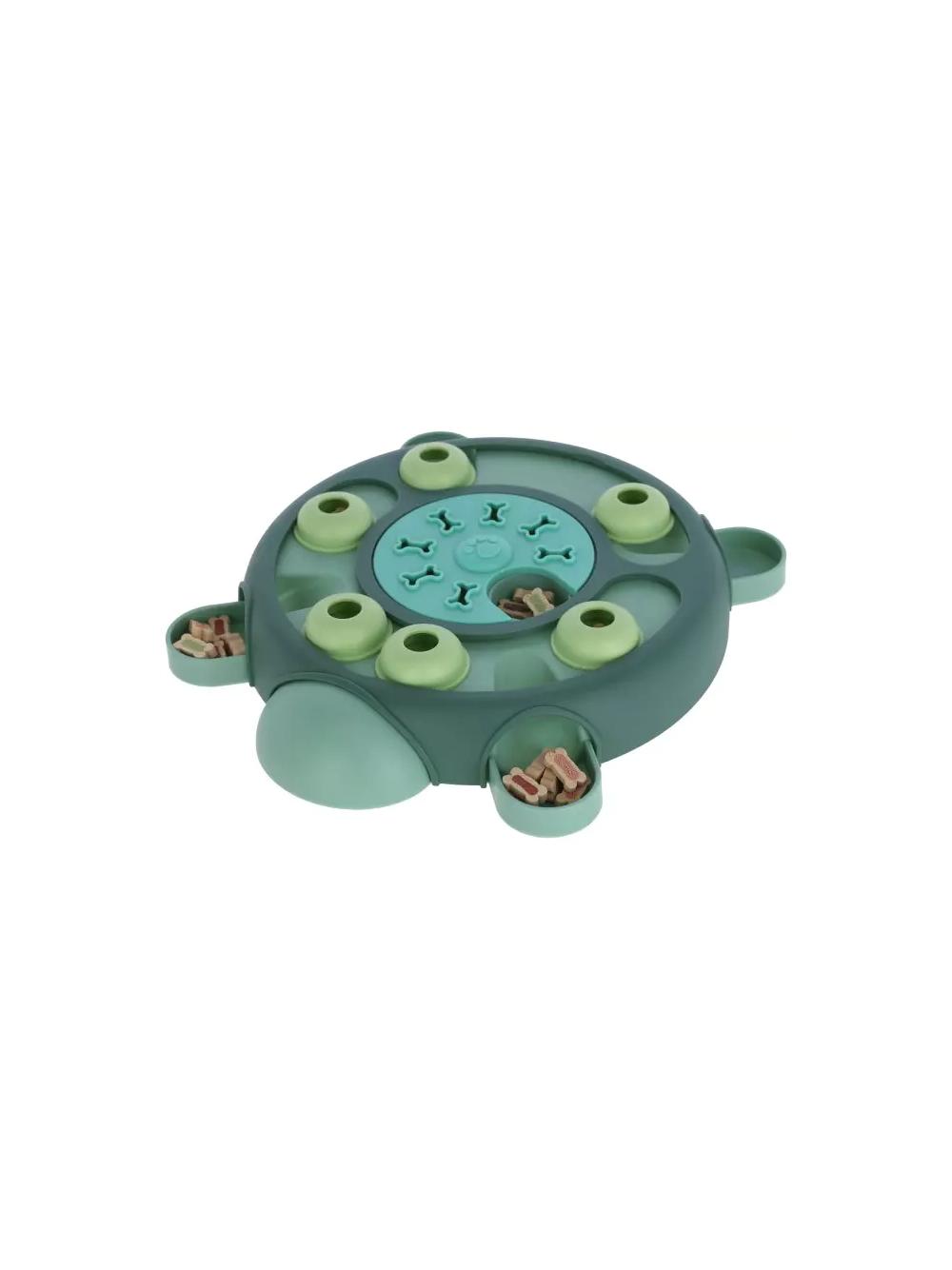 Kerbl Zabawka edukacyjna dla psa, żółw, turkusowy, Ø 25 cm
