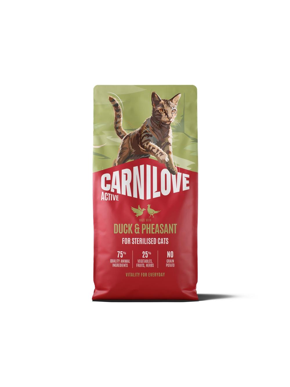 Carnilove Active Cat Duck & Pheasant for Sterilised Adult 6 kg