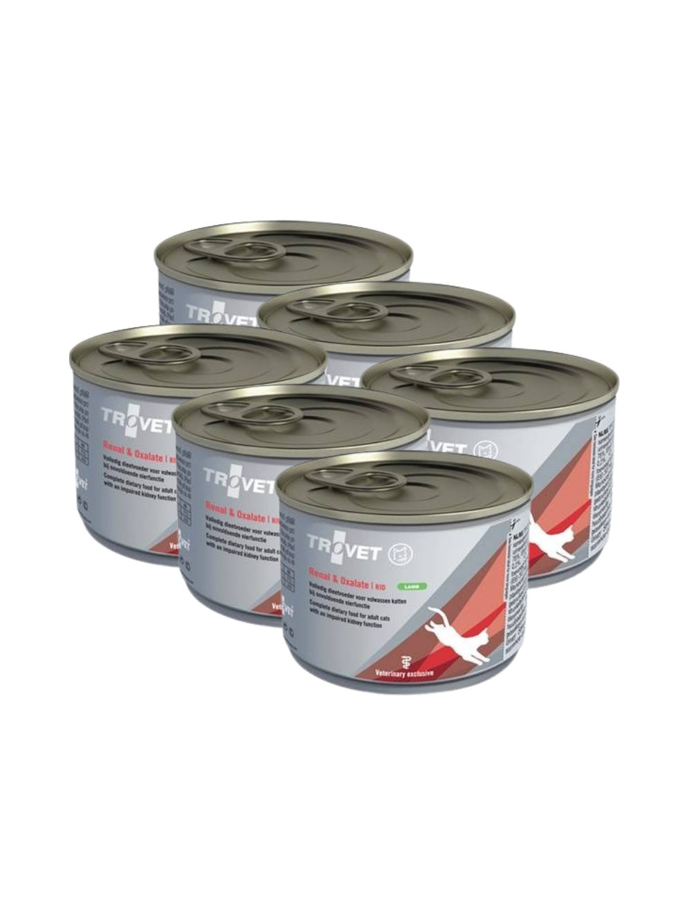 TROVET RID Renal & Oxalate (dla kota) 6x100g - jagnięcina