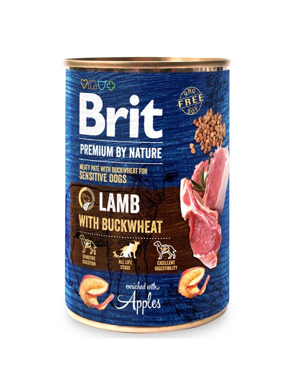 Brit Premium by Nature Lamb With BUCKWHEAT 6x400g