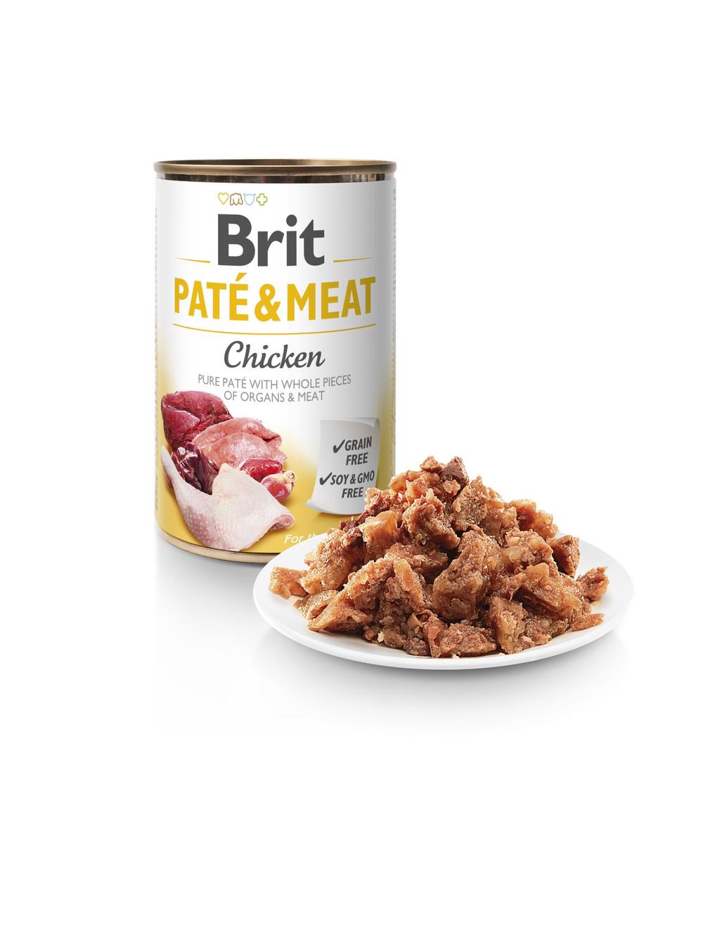 BRIT PATE & MEAT CHICKEN 400g