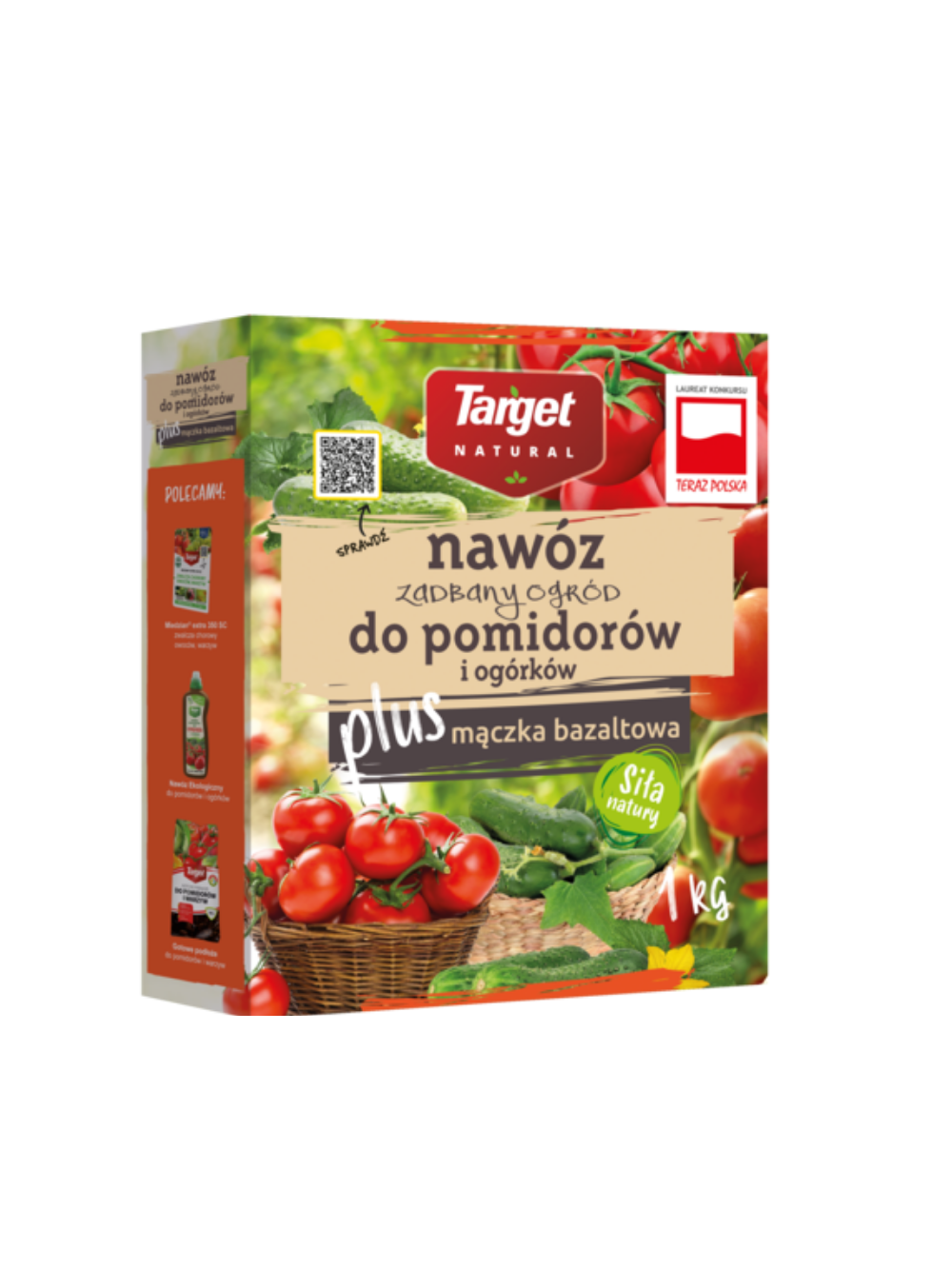 Nawóz Zadbany Ogród do pomidorów i ogórków plus mączka bazaltowa 1 Kg