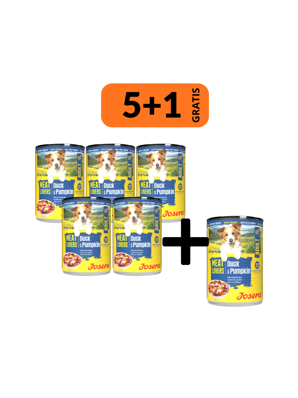 JOSERA Meatlovers Menu Kaczka z dynią 6x400g
