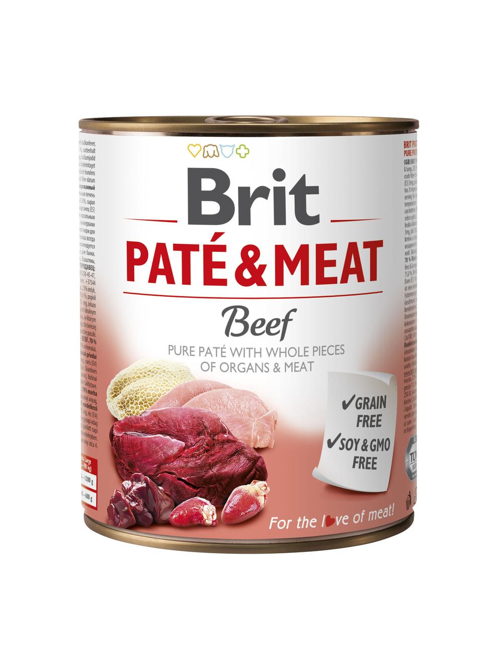 BRIT PATE & MEAT BEEF 800g