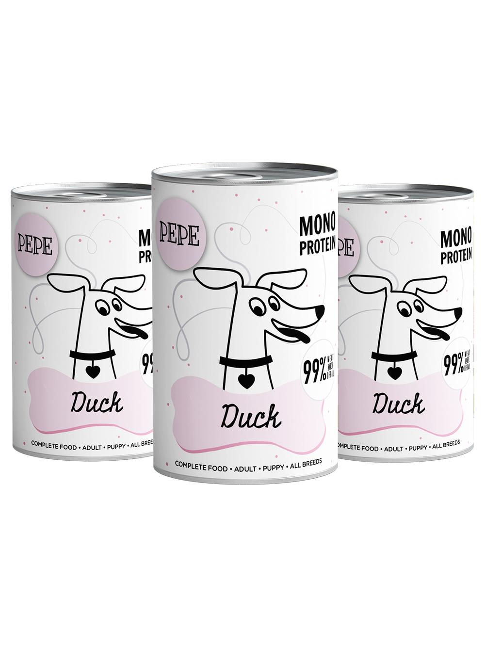 PEPE MONO PROTEIN Duck (kaczka) 3x400g