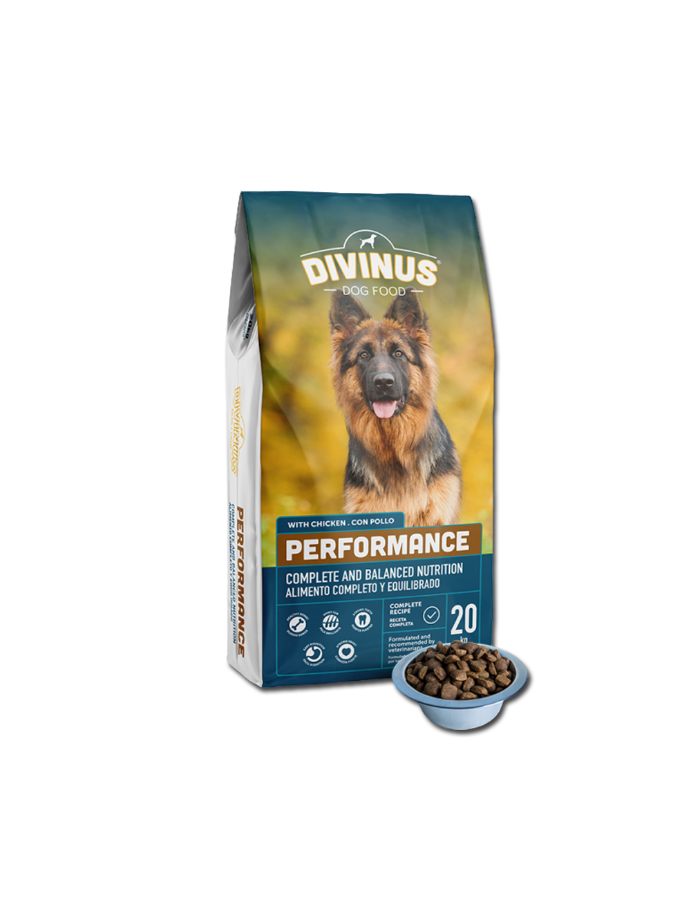 Divinus Performance dla owczarka niemieckiego 20kg